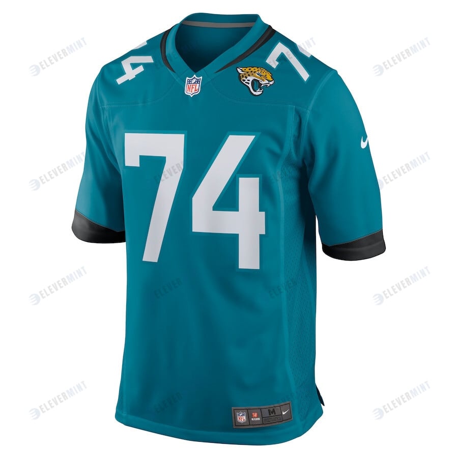Cam Robinson 74 Jacksonville Jaguars Men's Game Jersey - Teal