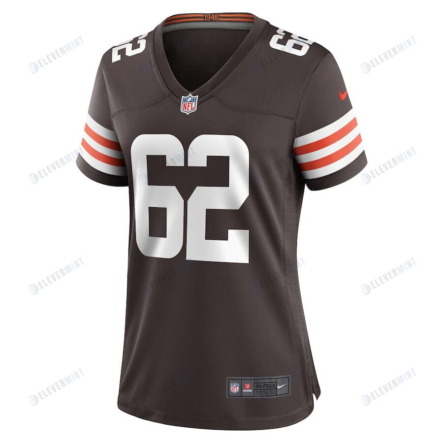 Siaki Ika 62 Cleveland Browns Women Team Game Jersey - Brown