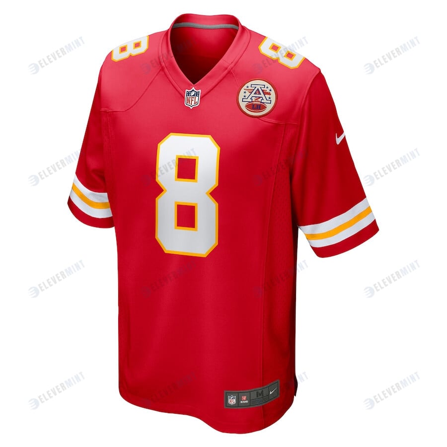 Carlos Dunlap 8 Kansas City Chiefs Home Game Player Jersey - Red