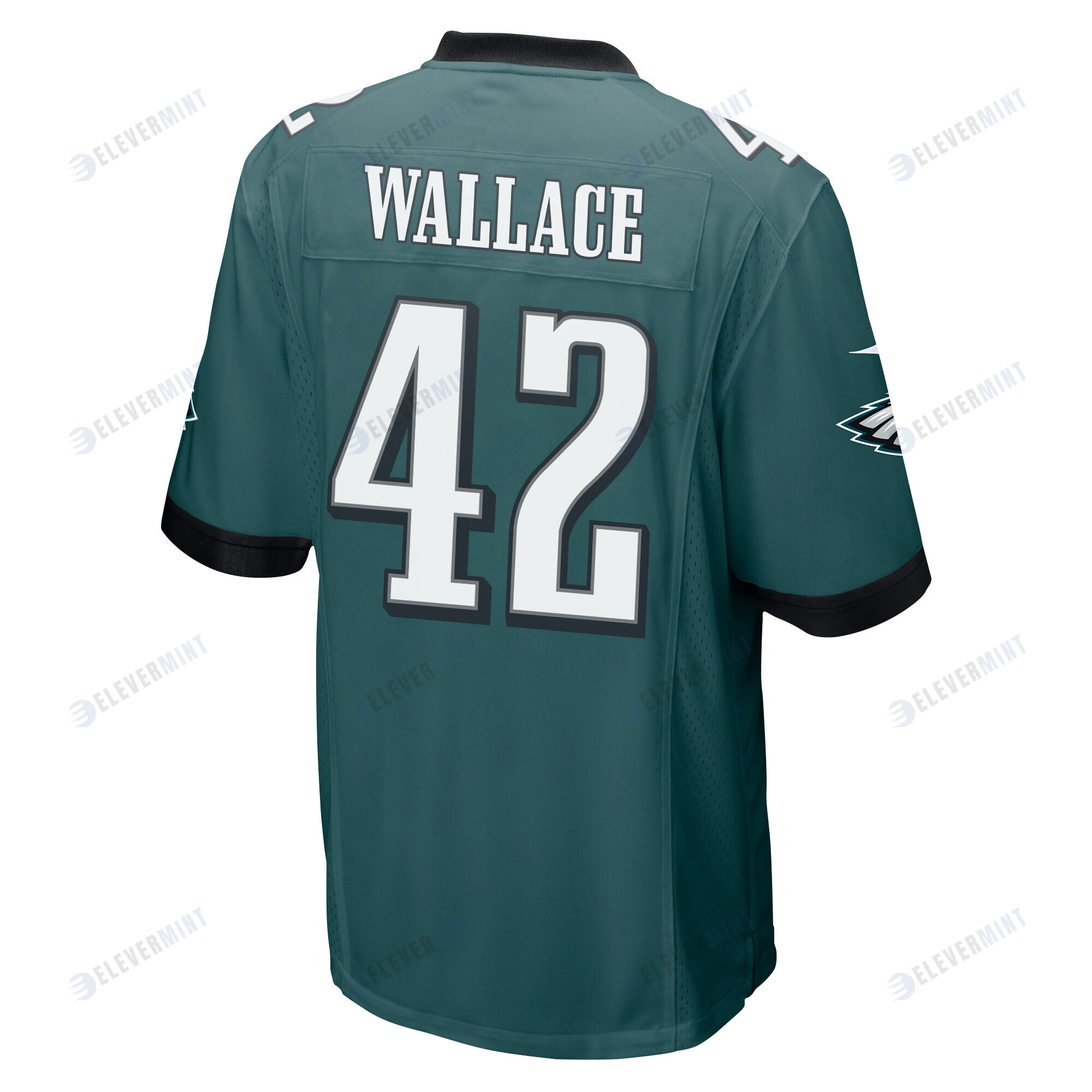 K'Von Wallace 42 Philadelphia Eagles Super Bowl LVII Champions Men Game Jersey - Midnight Green
