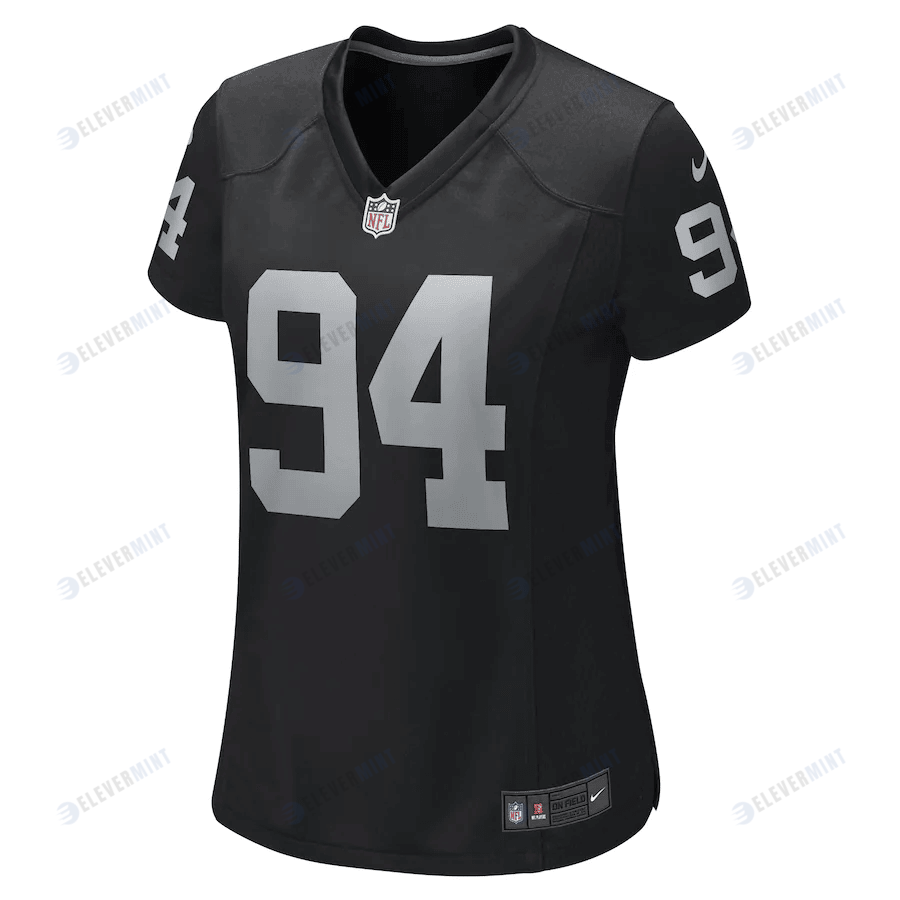 Jordan Jenkins Las Vegas Raiders Women's Game Player Jersey - Black