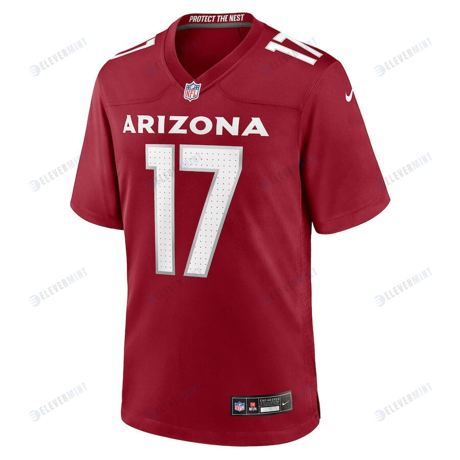 Kaden Davis 17 Arizona Cardinals Men Team Game Jersey - Cardinal