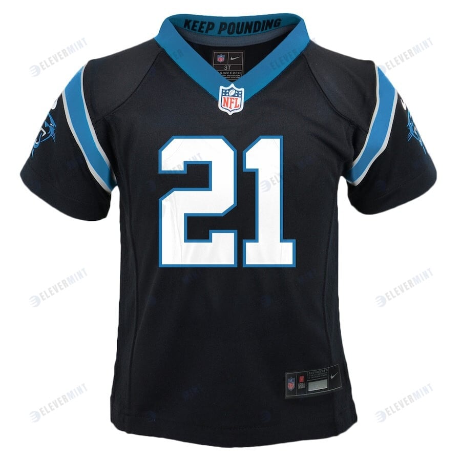 Jeremy Chinn 21 Carolina Panthers Game Jersey - Youth Black