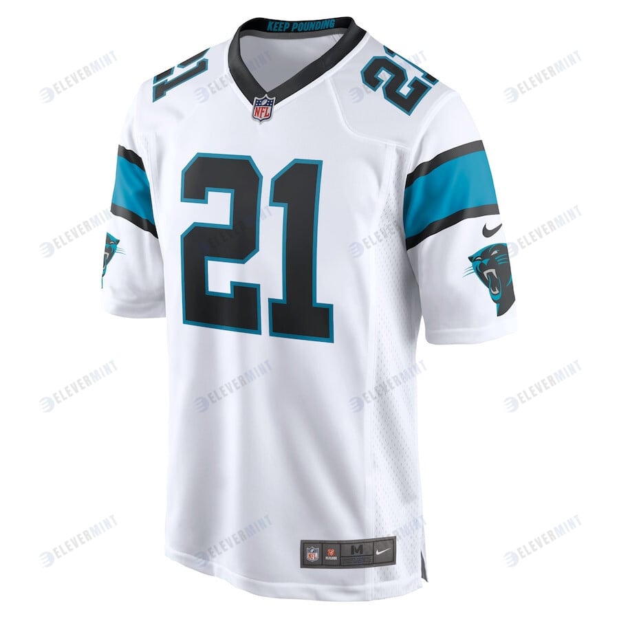 Jeremy Chinn 21 Carolina Panthers Men's Game Jersey - White