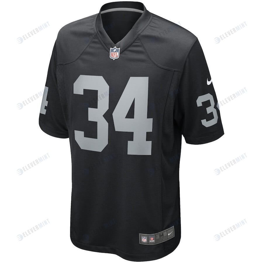 Bo Jackson 34 Las Vegas Raiders Men Game Retired Jersey - Black