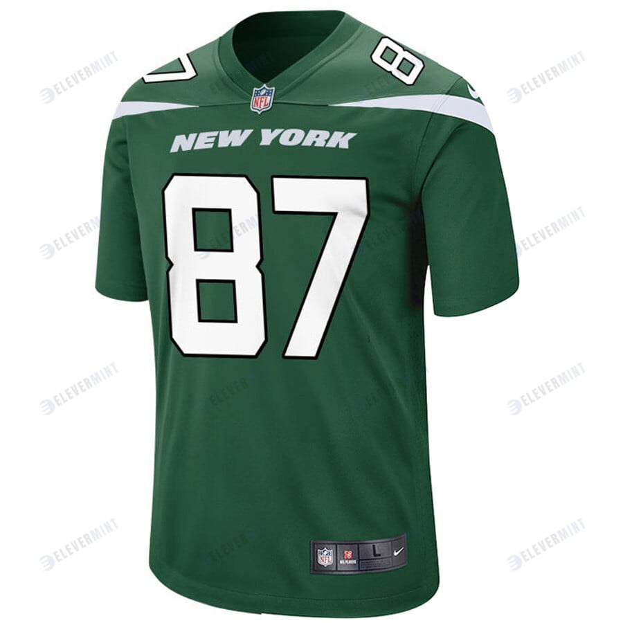 New York Jets C.J. Uzomah 87 Game Player Jersey - Gotham Green Jersey