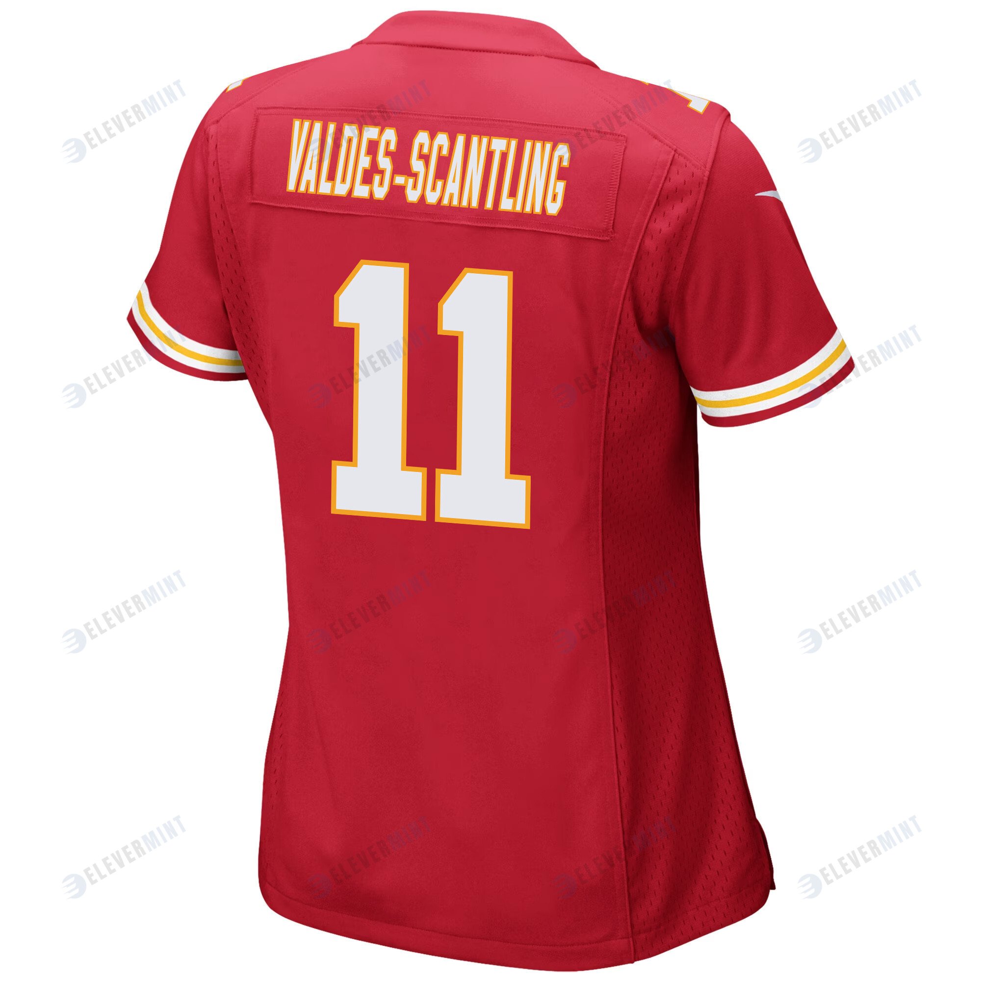 Marquez Valdes-Scantling 11 Kansas City Chiefs Super Bowl LVII Champions 3 Stars Women Game Jersey - Red