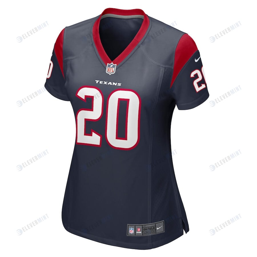 Eno Benjamin 20 Houston Texans Women's Game Player Jersey - Navy