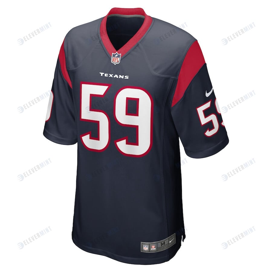 Kenyon Green 59 Houston Texans Men Game Jersey - Navy