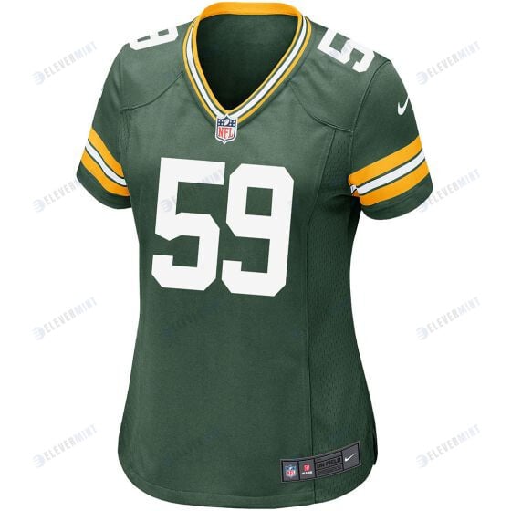De'Vondre Campbell 59 Green Bay Packers Women Home Game Jersey - Green
