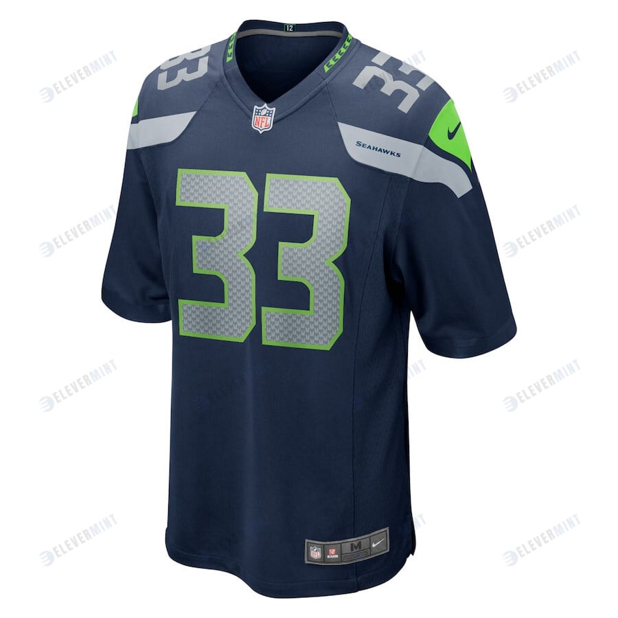 Jamal Adams 33 Seattle Seahawks Men Game Team Jersey - College Navy