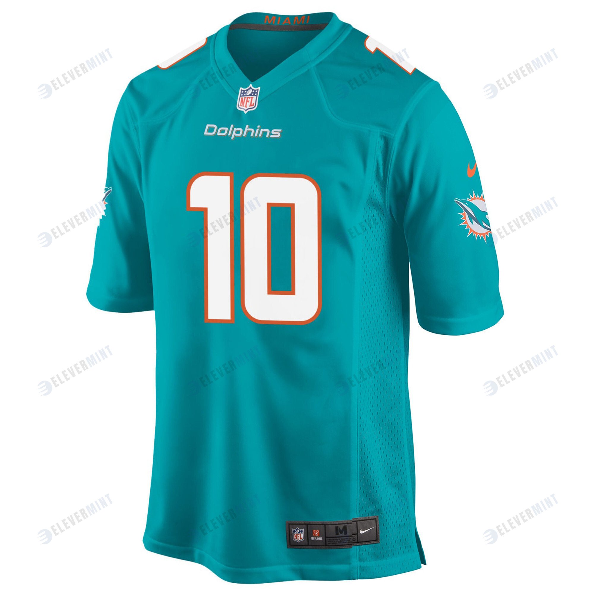 Tyreek Hill 10 Miami Dolphins Game Men Jersey - Aqua Jersey