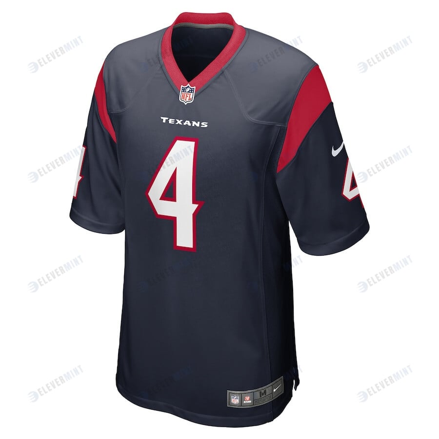 Tavierre Thomas 4 Houston Texans Men's Team Game Jersey - Navy