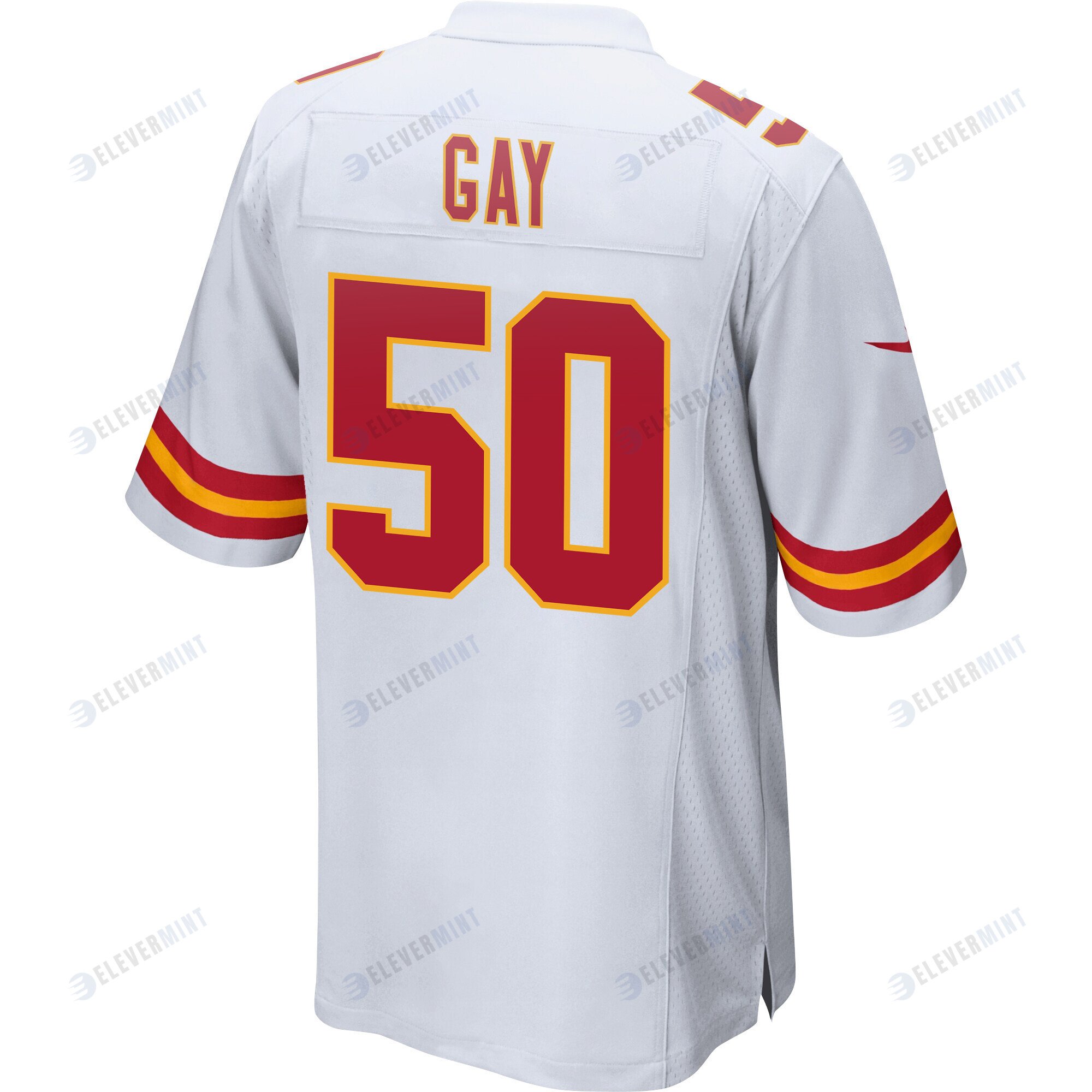 Willie Gay 50 Kansas City Chiefs Super Bowl LVII Champions Men Game Jersey - White