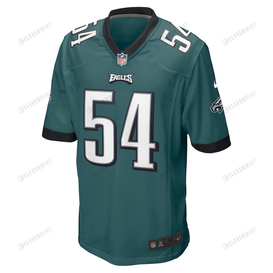 Shaun Bradley 54 Philadelphia Eagles Game Jersey - Midnight Green