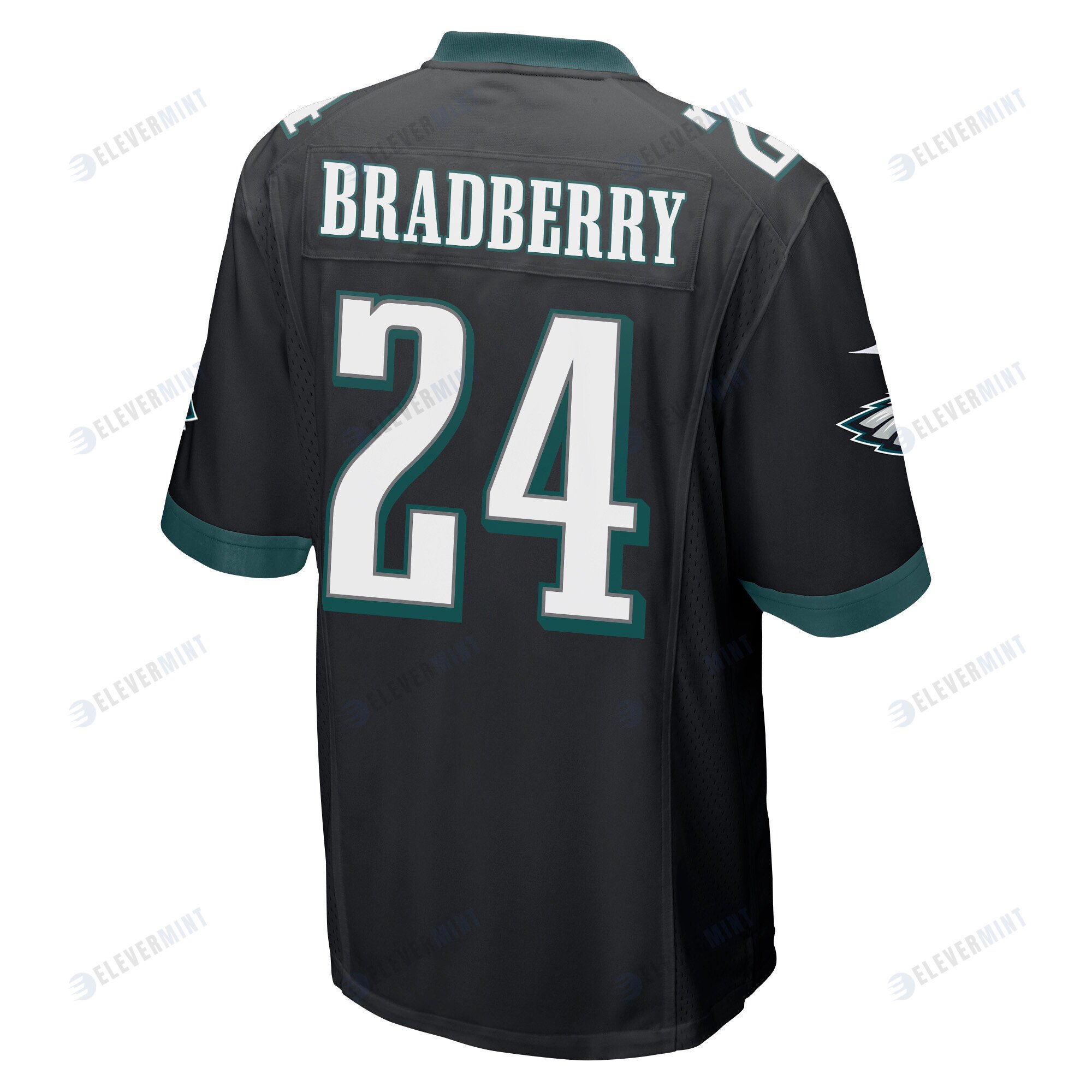 James Bradberry 24 Philadelphia Eagles Super Bowl LVII Champions 2 Stars Men Game Jersey - Black