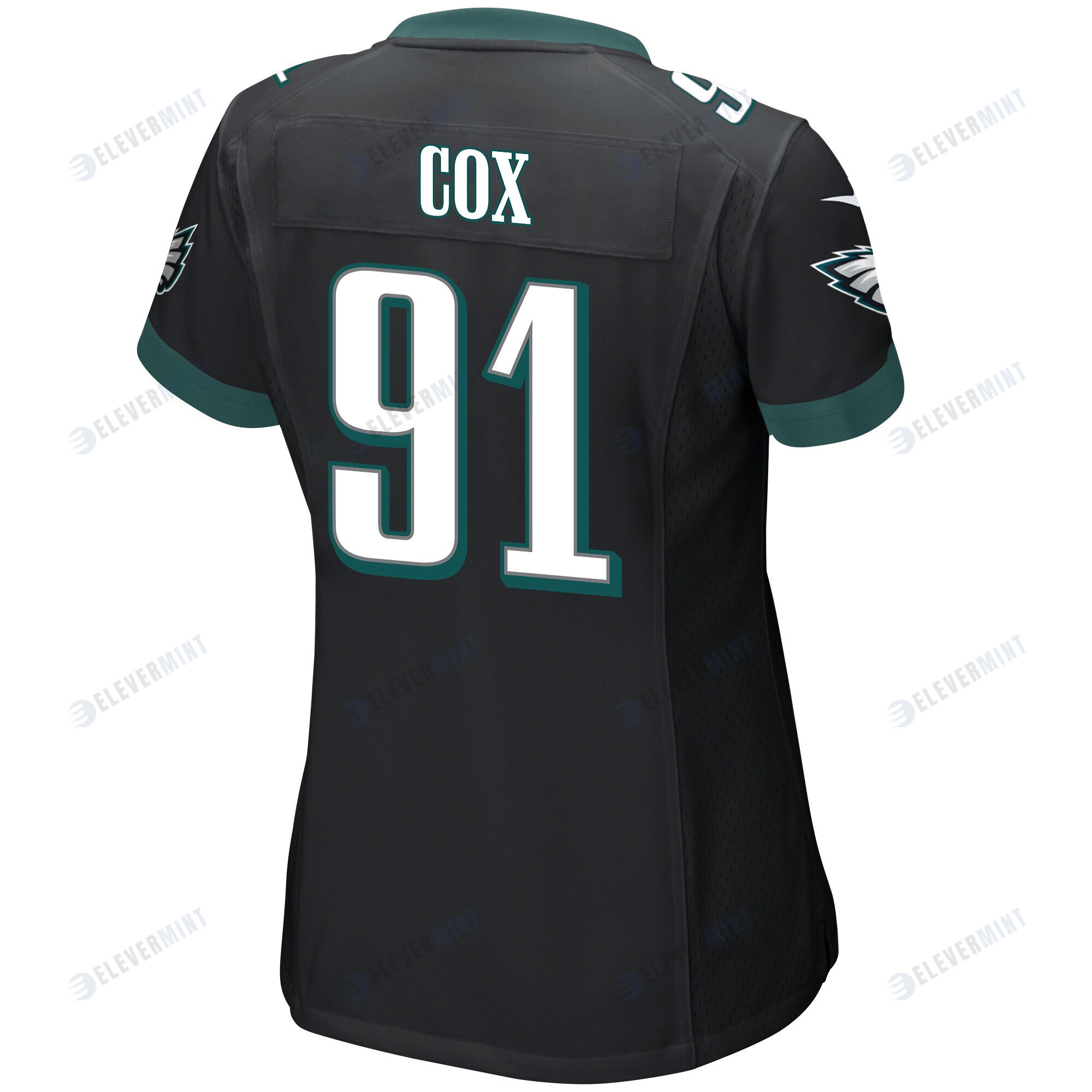 Fletcher Cox 91 Philadelphia Eagles Super Bowl LVII Champions Women Game Jersey - Black