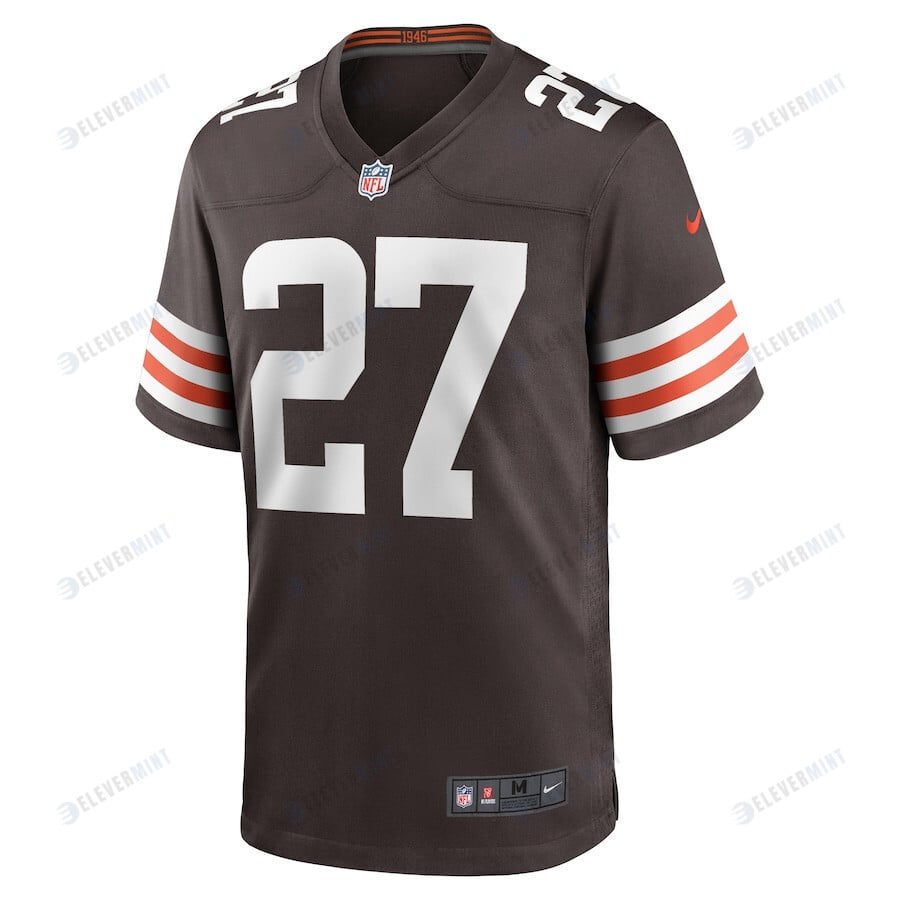 Lorenzo Burns 27 Cleveland Browns Men Team Game Jersey - Brown