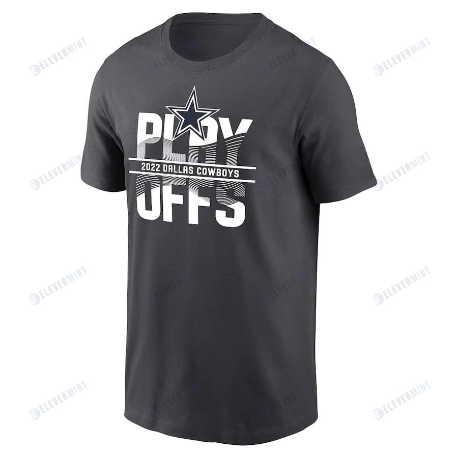 Dallas Cowboys 2022 NFL Playoffs Iconic T-Shirt - Anthracite