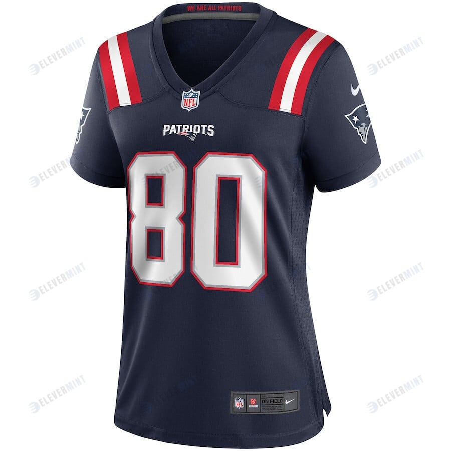 Troy Brown 80 New England Patriots Women Game Retired Jersey - Navy