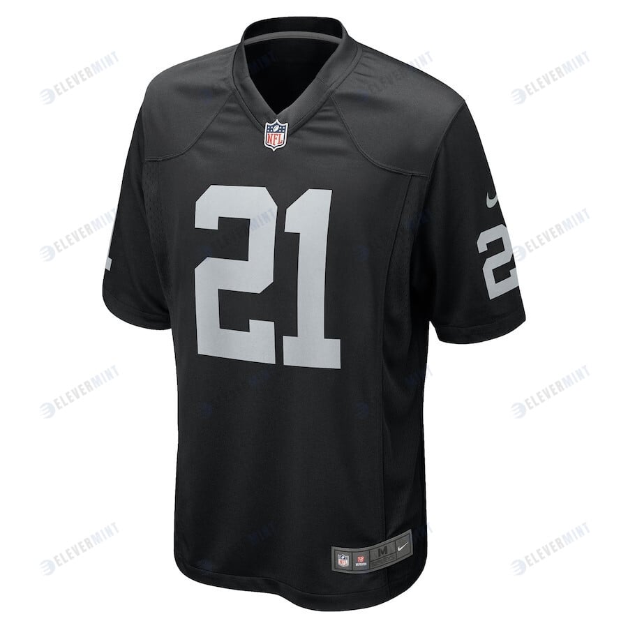 Cliff Branch 21 Las Vegas Raiders Men Retired Game Jersey - Black