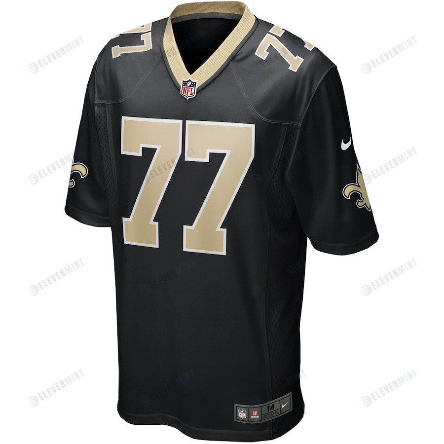 Carl Nicks 77 New Orleans Saints Men Game Retired Jersey - Black