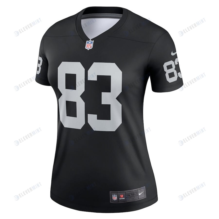 Darren Waller 83 Las Vegas Raiders Women Legend Jersey - Black