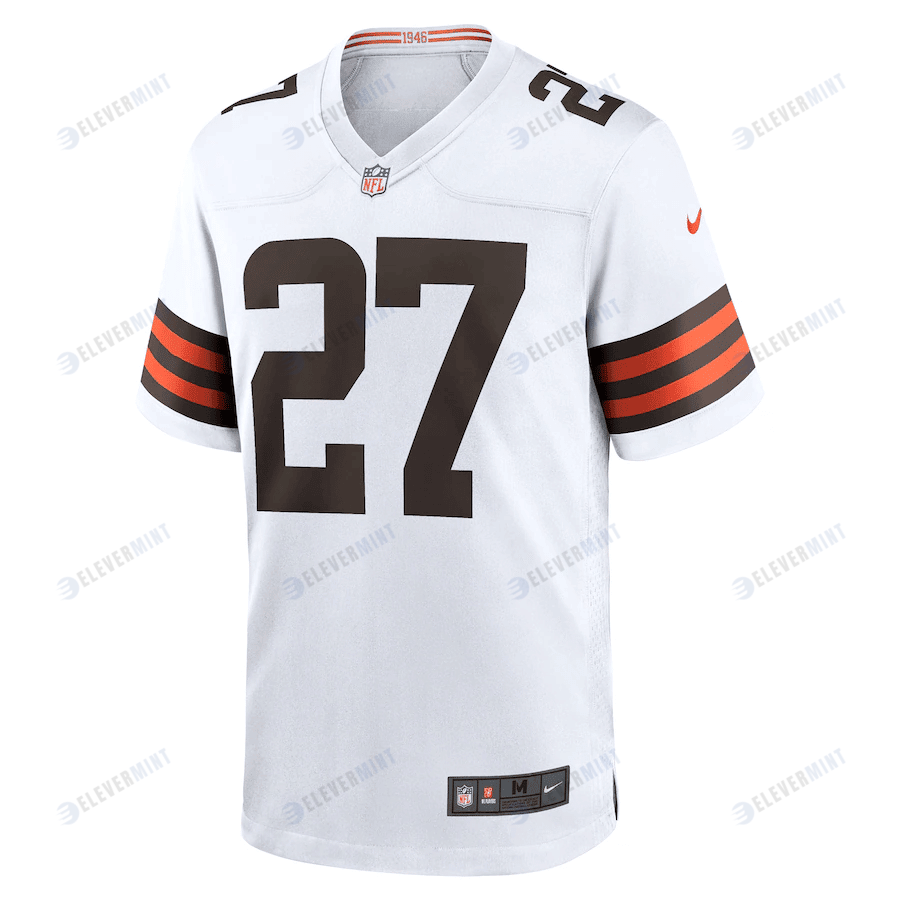 Kareem Hunt Cleveland Browns Game Player Jersey - White