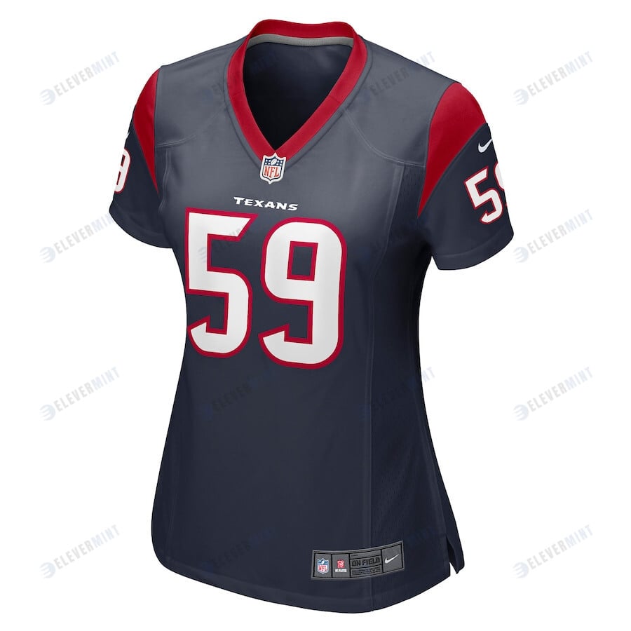 Kenyon Green 59 Houston Texans Women's Game Jersey - Navy