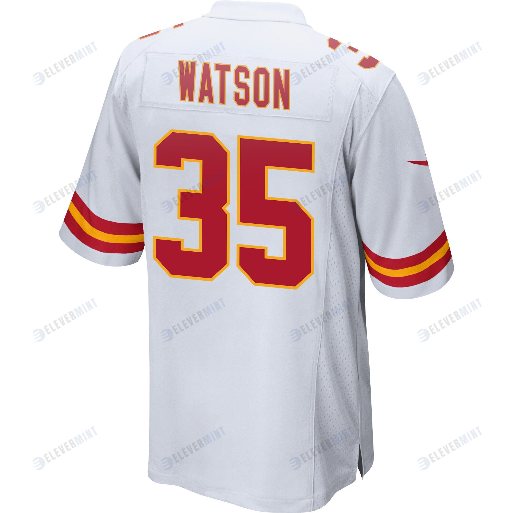 Jaylen Watson 35 Kansas City Chiefs Super Bowl LVII Champions Men Game Jersey - White