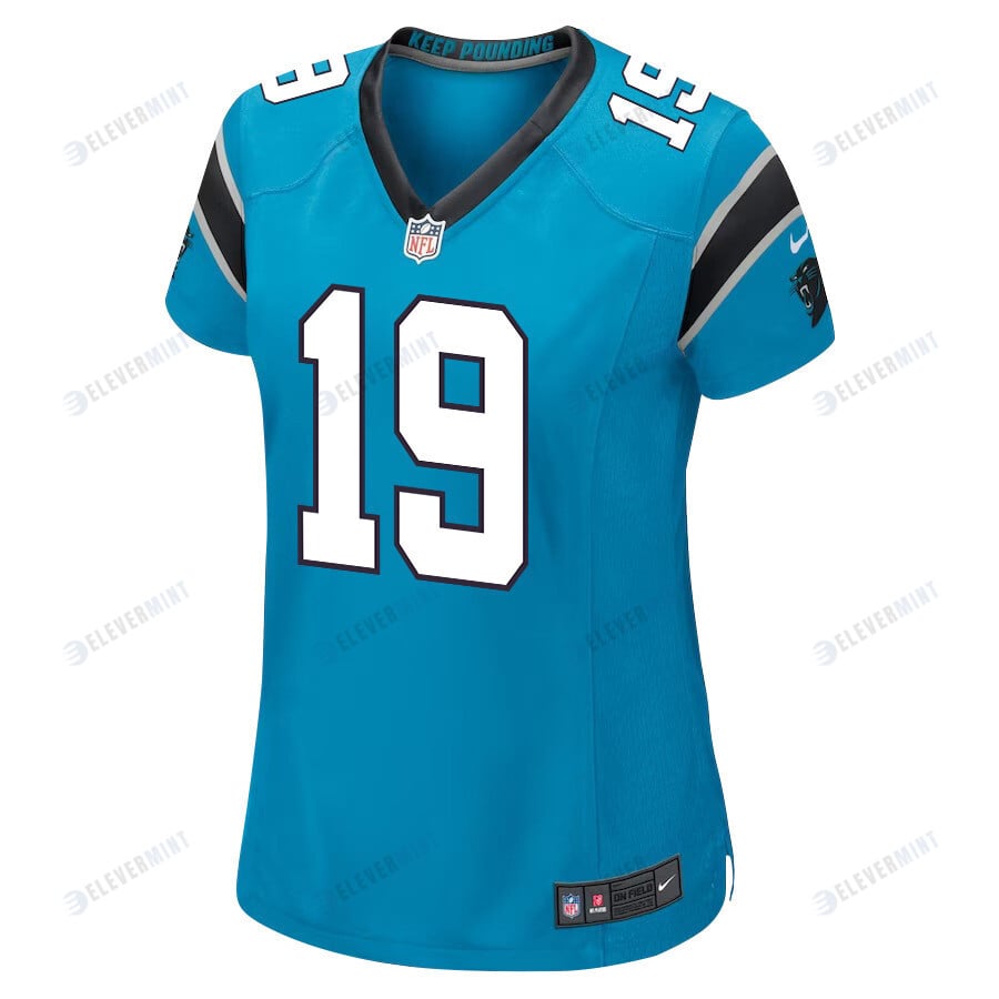 Adam Thielen 19 Carolina Panthers Women Game Jersey - Blue