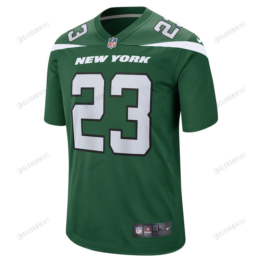 James Robinson 23 New York Jets Game Player Jersey - Gotham Green