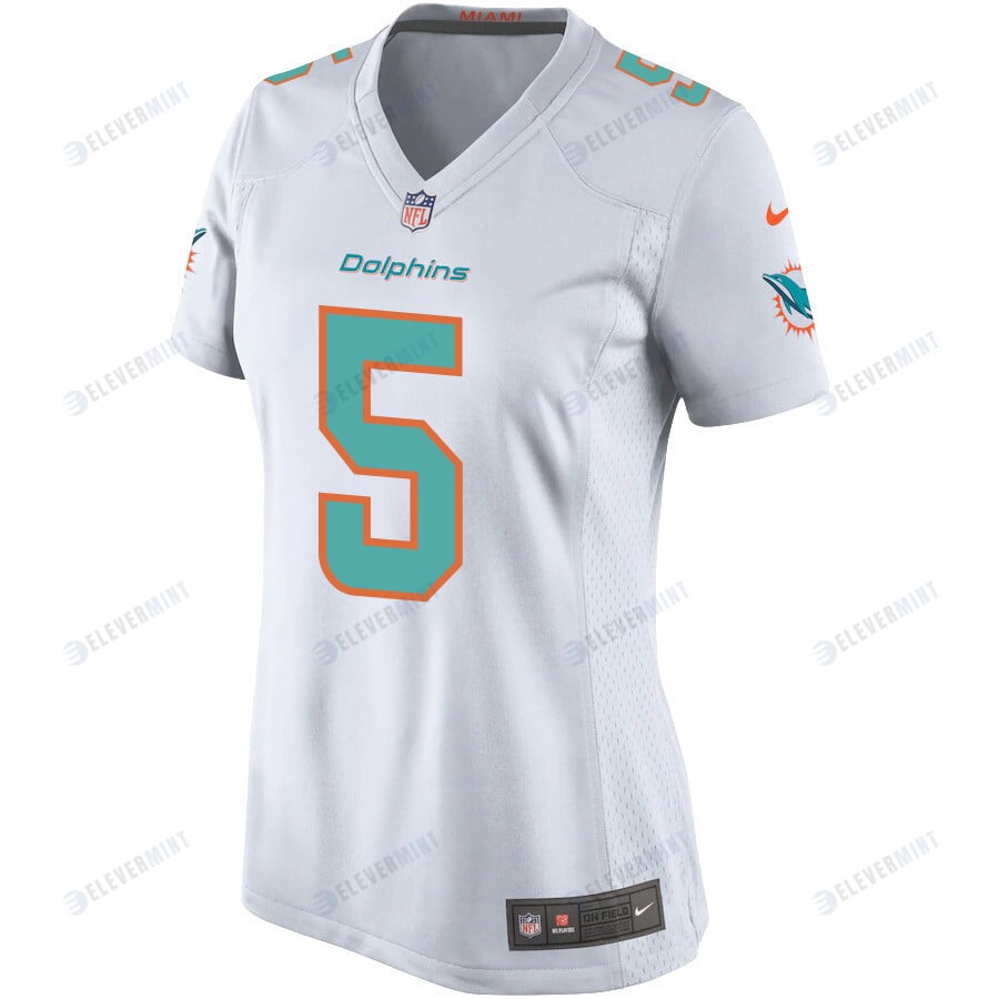 Jalen Ramsey 5 Miami Dolphins Game Women Jersey - White