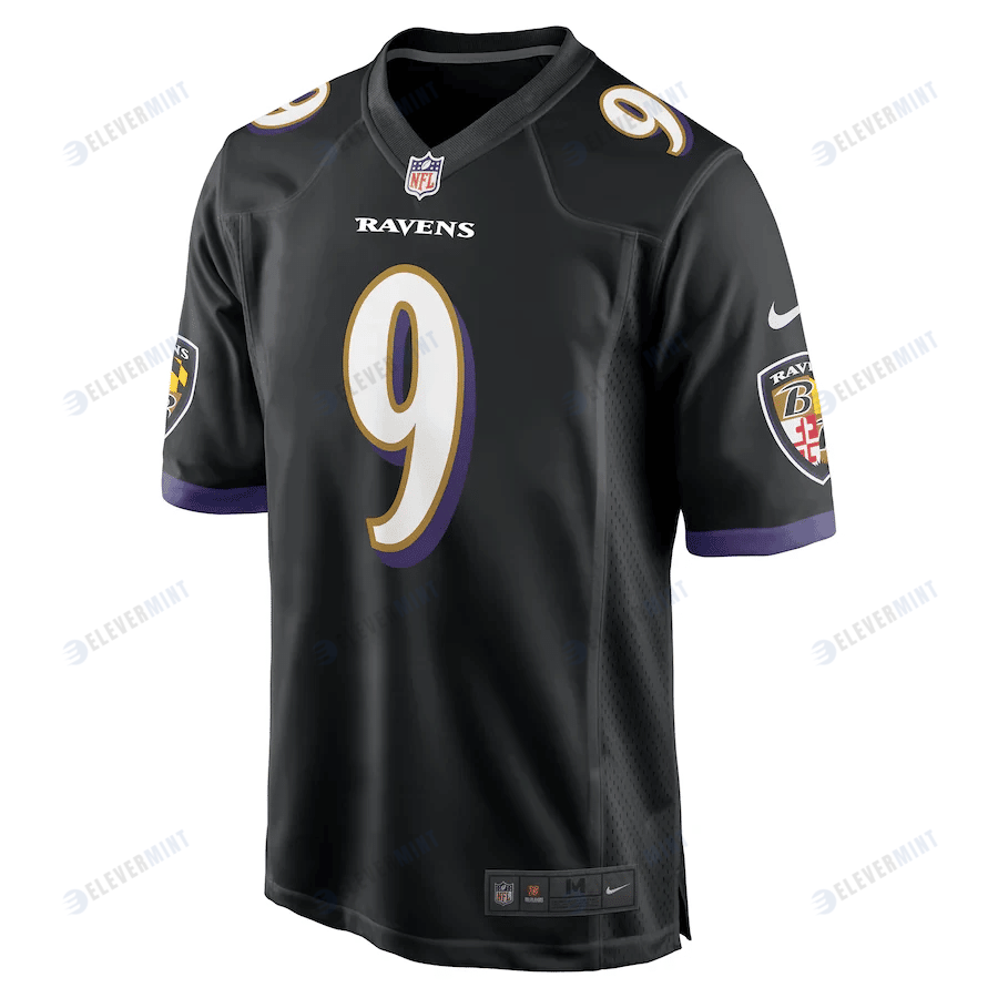 Justin Tucker 9 Baltimore Ravens Player Game Jersey - Black