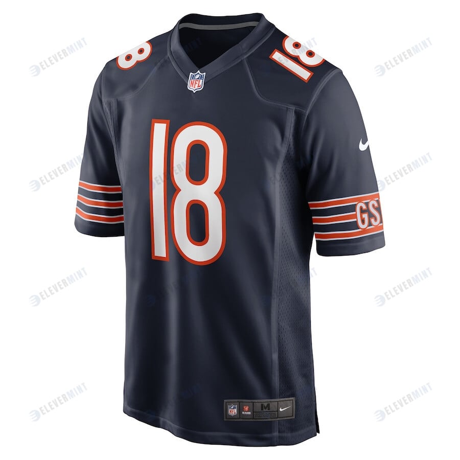 Robert Tonyan 18 Chicago Bears Men Game Jersey - Navy