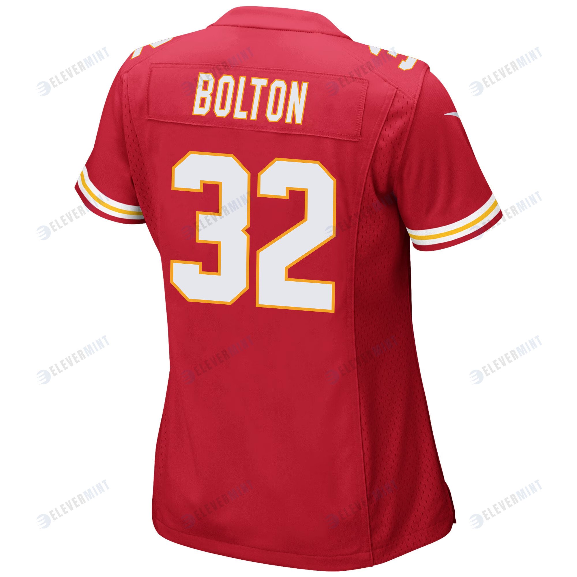 Nick Bolton 32 Kansas City Chiefs Super Bowl LVII Champions 3 Stars Women Game Jersey - Red