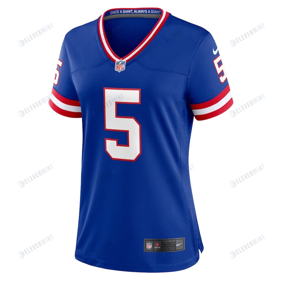 Kayvon Thibodeaux 5 New York Giants Women's Classic Player Game Jersey - Royal