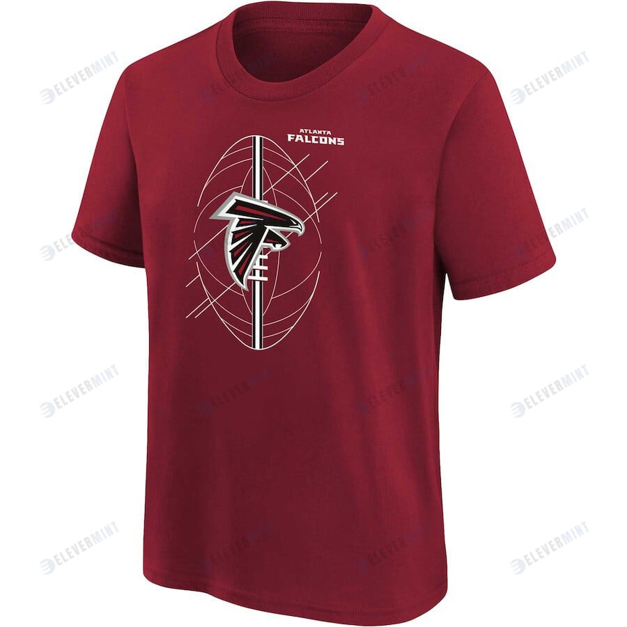 Atlanta Falcons Icon Logo T-Shirt - Red