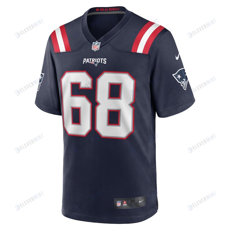 Atonio Mafi 68 New England Patriots Men Team Game Jersey - Navy