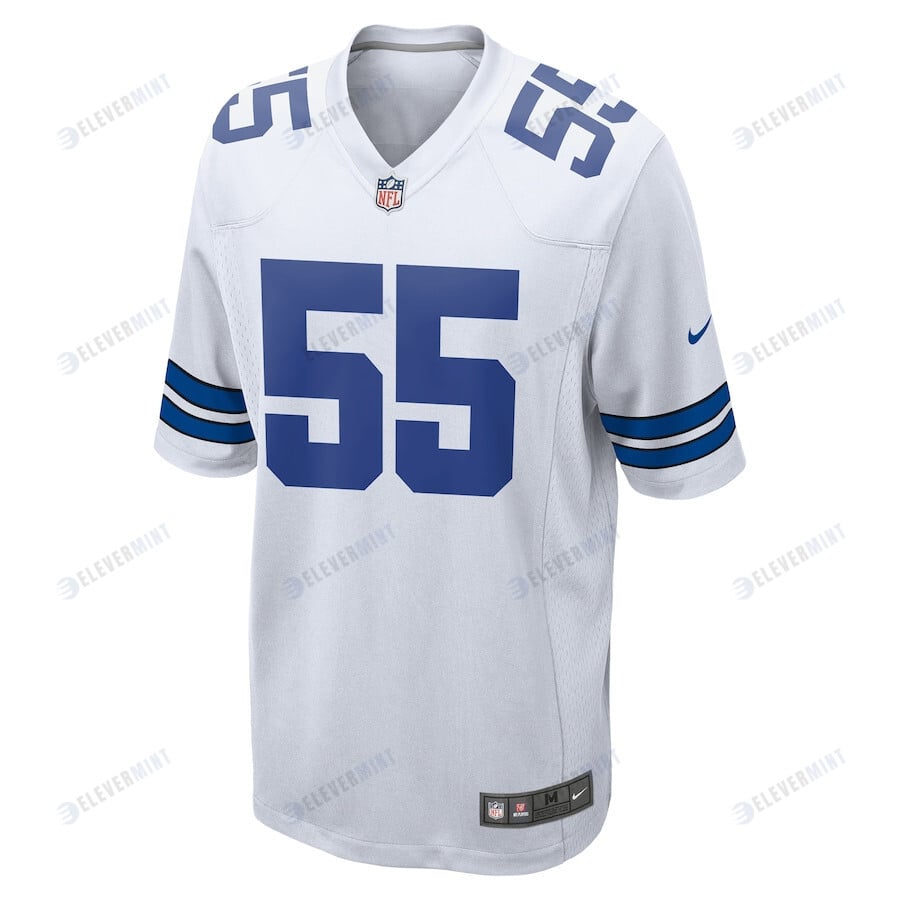 Leighton Vander Esch 55 Dallas Cowboys Team Game Jersey - White