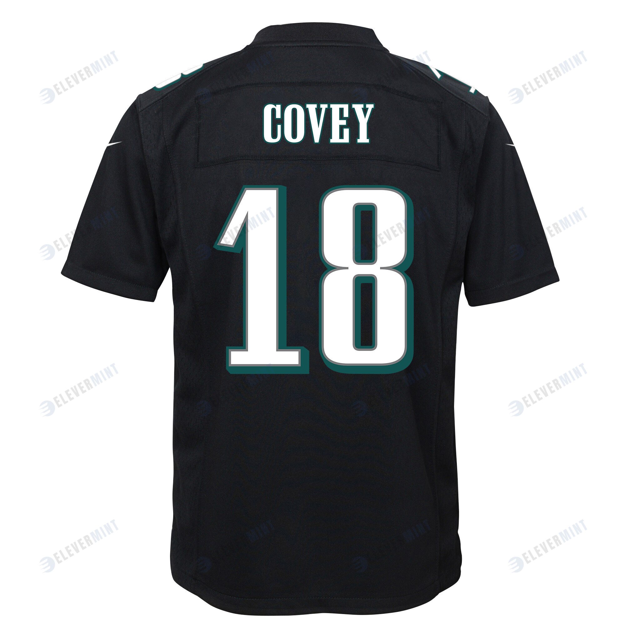 Britain Covey 18 Philadelphia Eagles Super Bowl LVII Champions 2 Stars Youth Game Jersey - Black