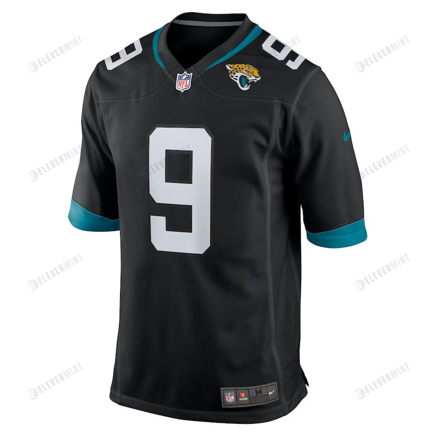 Logan Cooke 9 Jacksonville Jaguars Men's Game Jersey - Black
