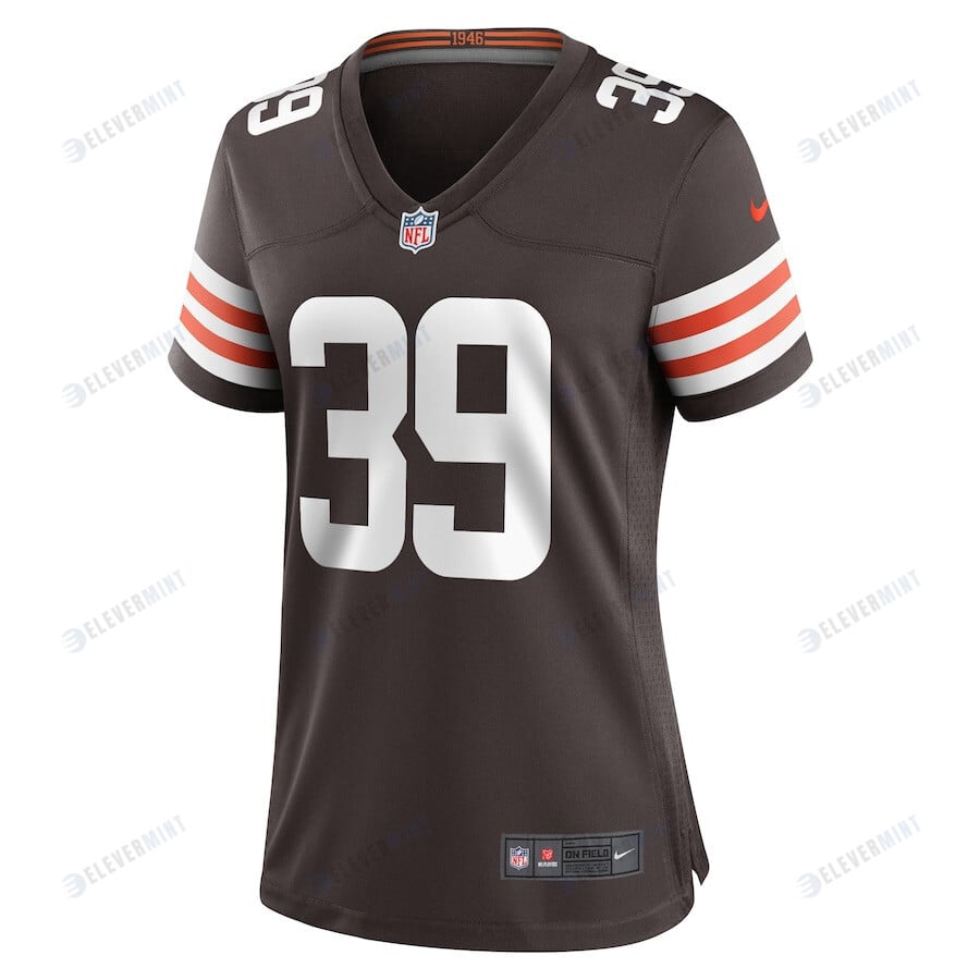 Lucas Havrisik 39 Cleveland Browns Women Team Game Jersey - Brown