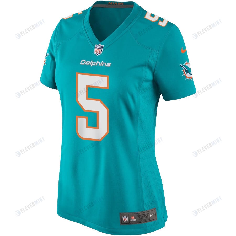Jalen Ramsey 5 Miami Dolphins Game Women Jersey - Aqua