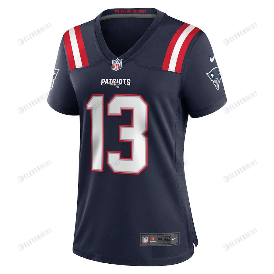 Quinn Nordin 13 New England Patriots Women Game Jersey - Navy