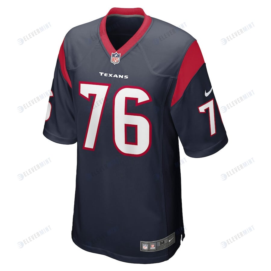 Austin Deculus 76 Houston Texans Men's Game Jersey - Navy