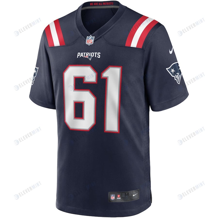 Marcus Cannon 61 New England Patriots Men Game Jersey - Navy