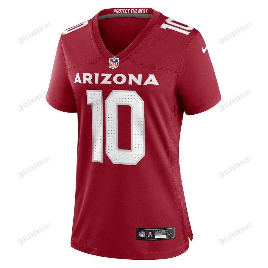 DeAndre Hopkins 10 Arizona Cardinals Women's Game Player Jersey - Cardinal