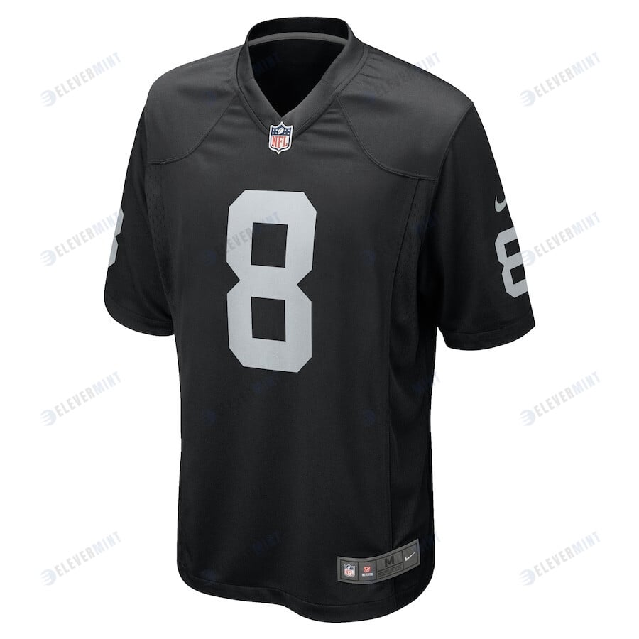 Josh Jacobs 8 Las Vegas Raiders Men Game Jersey - Black