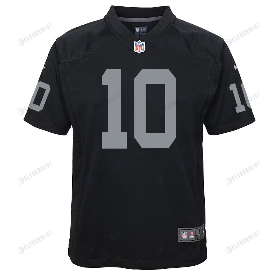 Jimmy Garoppolo 10 Las Vegas Raiders Game Youth Jersey - Black